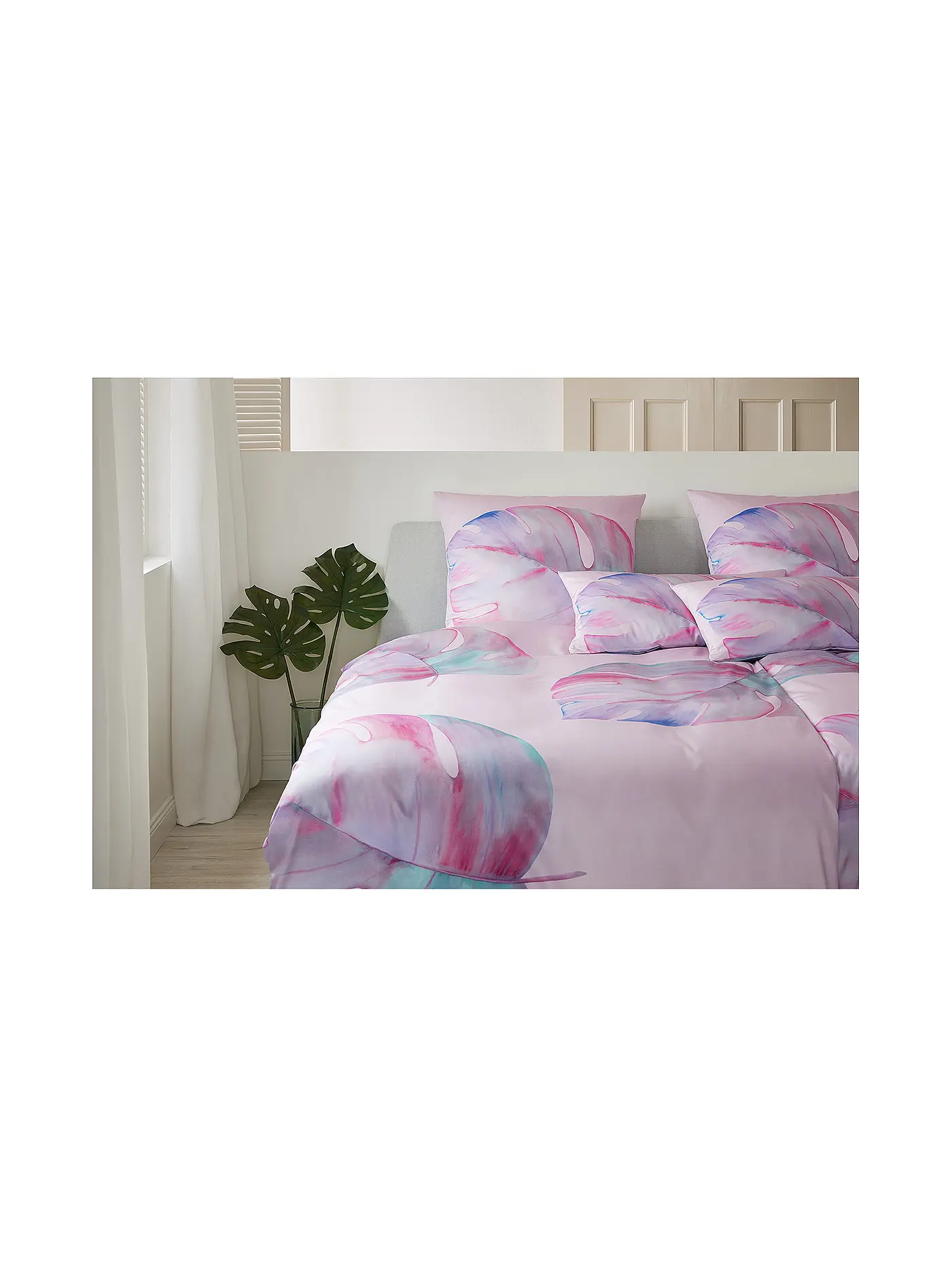 ELEGANTE | Satin Bettwäsche 70x90cm/140x200cm | rosa